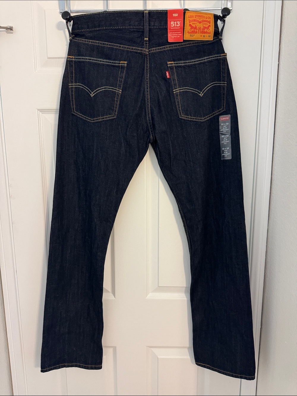 Levi's Indigo Slim Straight Men's Jeans - Dark Wash